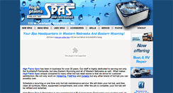 Desktop Screenshot of highplainsspas.com